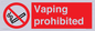 PS5815: Vaping prohibited