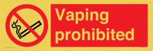 PS5815: Vaping prohibited
