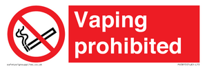 PS5815: Vaping prohibited