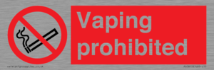 PS5815: Vaping prohibited