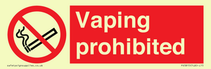 PS5815: Vaping prohibited