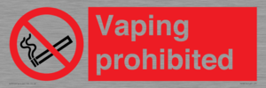 PS5815: Vaping prohibited