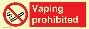 PS5815: Vaping prohibited