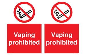 PS5815: Vaping prohibited
