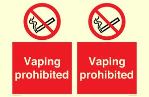 PS5815: Vaping prohibited