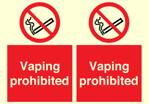 PS5815: Vaping prohibited