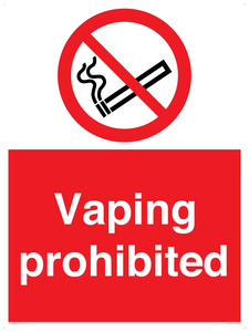 PS5815: Vaping prohibited