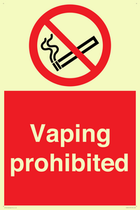 PS5815: Vaping prohibited