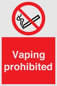 PS5815: Vaping prohibited