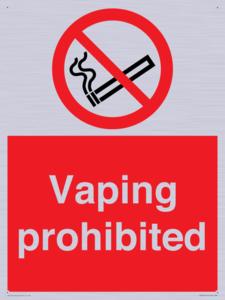 PS5815: Vaping prohibited