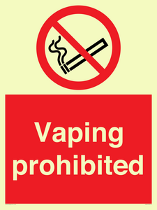 PS5815: Vaping prohibited