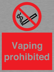PS5815: Vaping prohibited