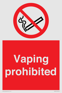 PS5815: Vaping prohibited