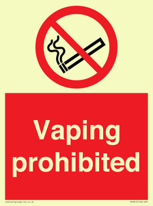 PS5815: Vaping prohibited