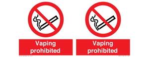 PS5815: Vaping prohibited