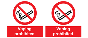 PS5815: Vaping prohibited