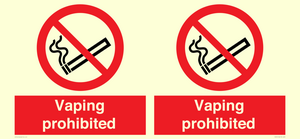 PS5815: Vaping prohibited