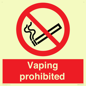 PS5815: Vaping prohibited