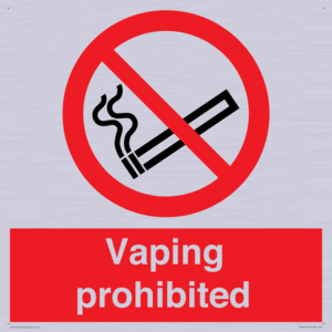 PS5815: Vaping prohibited