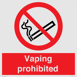 PS5815: Vaping prohibited
