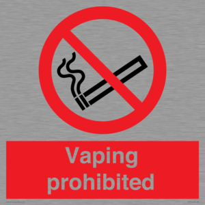 PS5815: Vaping prohibited