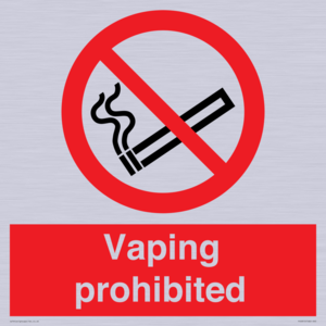 PS5815: Vaping prohibited