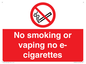 PS5816: No smoking or vaping