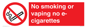 PS5816: No smoking or vaping