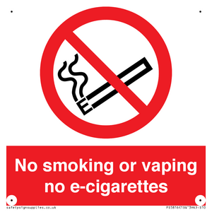 PS5816: No smoking or vaping