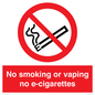 PS5816: No smoking or vaping