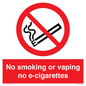 PS5816: No smoking or vaping