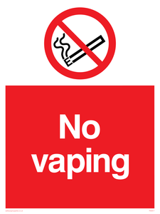 PS5817: No vaping