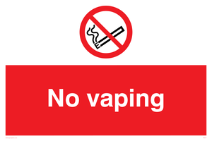 PS5817: No vaping