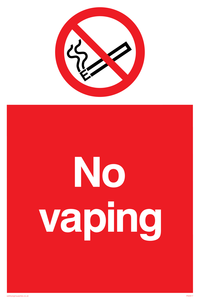 PS5817: No vaping