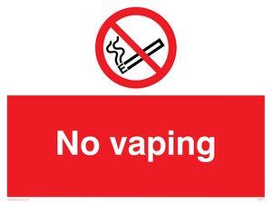 PS5817: No vaping