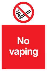 PS5817: No vaping