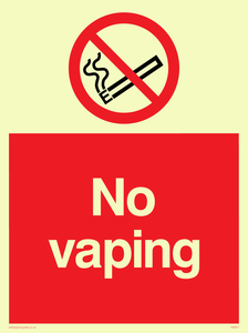 PS5817: No vaping