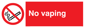 PS5817: No vaping