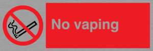 PS5817: No vaping