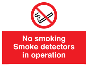 PS7: no smoking smoke detectors