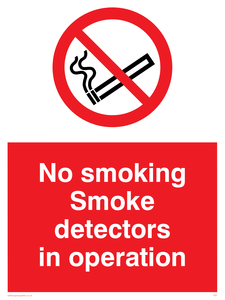 PS7: no smoking smoke detectors