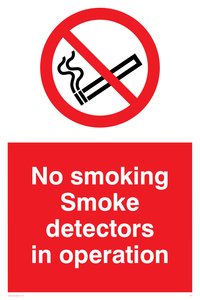 PS7: no smoking smoke detectors