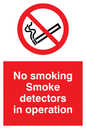 PS7: no smoking smoke detectors