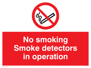PS7: no smoking smoke detectors
