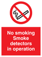 PS7: no smoking smoke detectors