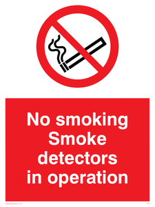 PS7: no smoking smoke detectors