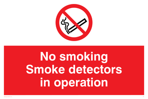 PS7: no smoking smoke detectors