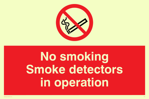 PS7: no smoking smoke detectors