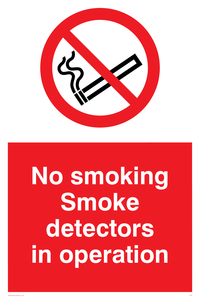 PS7: no smoking smoke detectors
