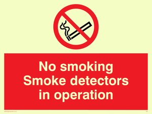PS7: no smoking smoke detectors